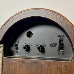 昭和レトロ リズム時計工業 ラジオクロック　4RQ608 希少の画像