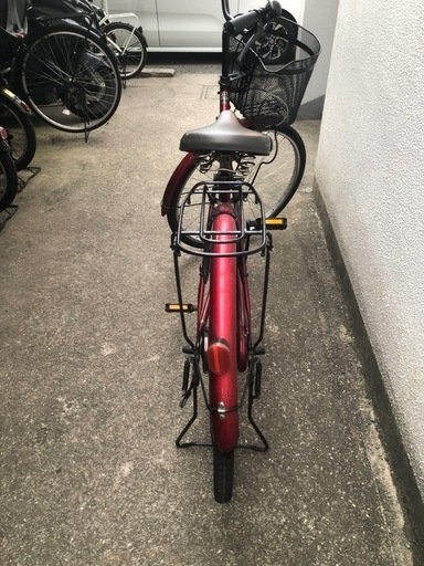 26インチ 自転車 赤 本体 中古 直接引き渡しのみ 自転車本体
