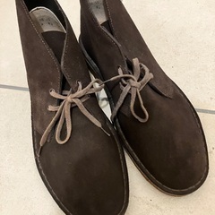 【受付停止】Clarks クラークス　デザインブーツ　ブラウン