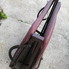 折り畳めるシングルベット茶色