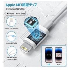 決まりました！iPhone充電器 Type C 急速電源アダプター 2セット　ケーブル2mの画像