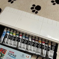絵の具&パレットセットの画像
