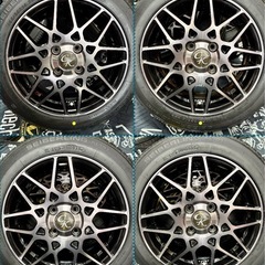BRIDGESTONE - ㉜155/65R14新品タイヤ4本と中古ホイールとナット