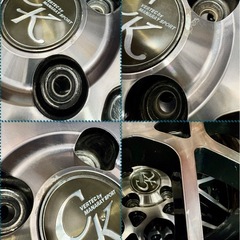 ㉜155/65R14新品タイヤ4本と中古ホイールとナット付き (サクサク