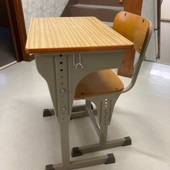 学校机　椅子セットの画像