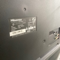 🌺🌺🌺Hisense 2017年製 43型液晶テレビ HJ43K300U 43インチ 外付けHDD ハイセンス NO.5174Fの画像