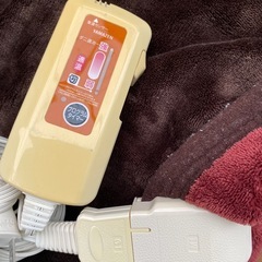 山善　シングル電気毛布の画像