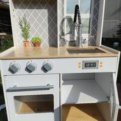 キッドクラフト(Kidkraft) おままごと　バーナー付き プレイキッチン 木製 正規品 53395の画像