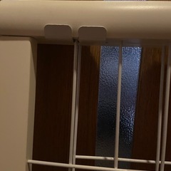 【譲渡先様決定】【差し上げます】ワンモード ペットゲート JPG-107 ★幅約107~196cm★ ハイタイプ (ホワイト/ホワイト)の画像