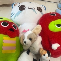 ぬいぐるみ、ほぼ新品から汚れありまでの画像