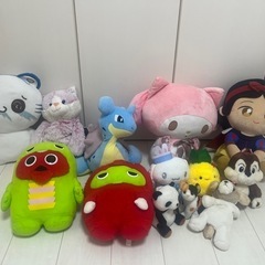 ぬいぐるみ、ほぼ新品から汚れありまで
