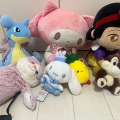 ぬいぐるみ、ほぼ新品から汚れありまでの画像