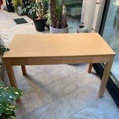 ナチュラル木製シンプルデスク