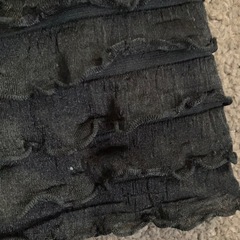 120〜140 a.v.v フリルデザイン ブラックパンツの画像