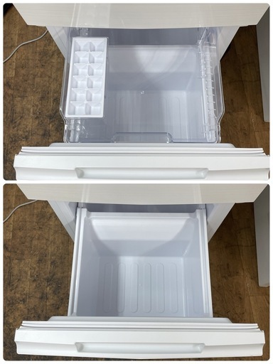 R731☀️ ジモティー限定価格！ SHARP 2ドア冷蔵庫（152L / 左右付替え）21年製 SJ-D15G ⭐ 動作確認済 ⭐ 