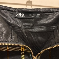 ZARAツイードスカートSサイズの画像