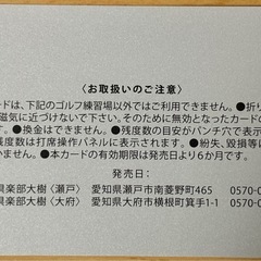 【未使用】ゴルフ大樹プリペイドカード25000の画像