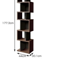 値下げ 棚　ディスプレイラック　ジグザグ型　高さ177cm