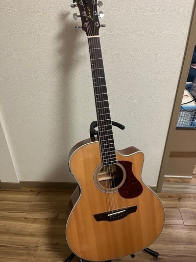 Aria Dreadnought AF-25 単板トップ ケース付属 ☆限定特価☆トップ単板