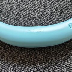 ☆PORTABLE NECK FAN(ポータブルネックファン)☆コードレス小型ツイン扇風機☆スカイブルー☆コンパクト/USB充電式☆元箱他一式セット☆使用回数少ない☆中古美品☆の画像