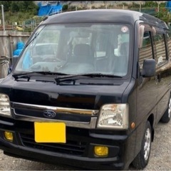 サンバーディアスバン  ブラック  車検7年12月の画像