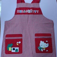 ハロー　キティ　エプロンの画像