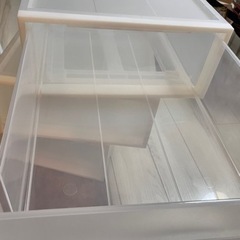 無印良品　衣装ケース　薄型　3つの画像