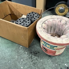 受け渡し者決定しました練炭と七輪差し上げます。の画像