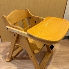 澤田木工所 木製ベビーチェア ナチュラルウッド