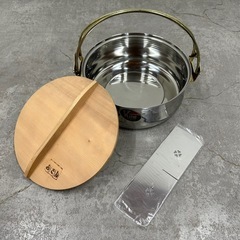 新品 レトロ おでん鍋 アウトドア　ステンレス製 26cw 鍋 ...