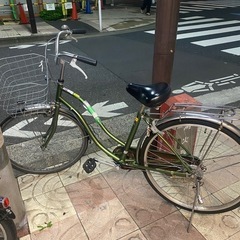 自転車 ママチャリ シティサイクル 動作確認済み 鍵付き