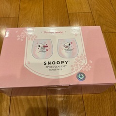スヌーピー　2ピース　グラスセット