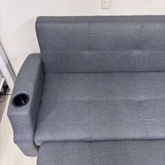 H 23462  ソファーベッド 3人掛けソファ    ◆大阪市内・東大阪市他 6,000円以上ご購入で無料配達いたします！◆ ※高槻・枚方方面◆西宮・尼崎方面◆生駒方面　それぞれ条件付き無料配送あり！            の画像