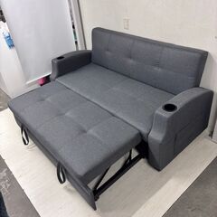 H 23462  ソファーベッド 3人掛けソファ    ◆大阪市内・東大阪市他 6,000円以上ご購入で無料配達いたします！◆ ※高槻・枚方方面◆西宮・尼崎方面◆生駒方面　それぞれ条件付き無料配送あり！            の画像