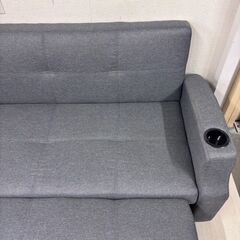 H 23462  ソファーベッド 3人掛けソファ    ◆大阪市内・東大阪市他 6,000円以上ご購入で無料配達いたします！◆ ※高槻・枚方方面◆西宮・尼崎方面◆生駒方面　それぞれ条件付き無料配送あり！            の画像
