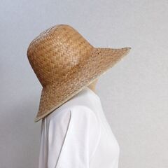 👒パームハット (ラウンド型) 男女兼用／一度使用したのみの画像