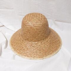 👒パームハット (ラウンド型) 男女兼用／一度使用したのみ