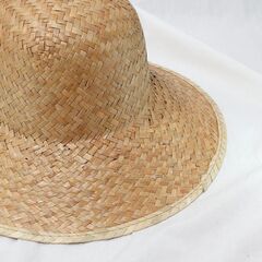 👒パームハット (ラウンド型) 男女兼用／一度使用したのみの画像