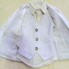 極美品　70cmドール用ホワイトスーツセット　bjd SD17Bの画像