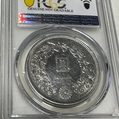 PCGS鑑定済　一圓銀貨　スラブ番号検索可　ケース入り