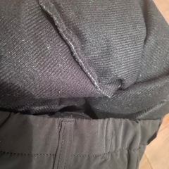 ブラック　ワークパンツ ゴムウエスト　股下72cmの画像