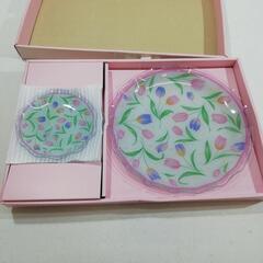 花柄プレートセット