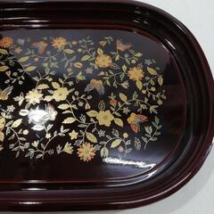 合成漆器のお盆の画像