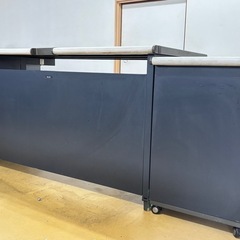 中古　NAIKI(ナイキ)片袖デスク ② 幅1200×奥行700...