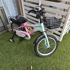 新品１６インチ補助輪つき