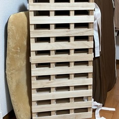 (引取先決定)すのこ　シングルベッド