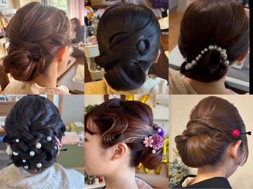 出張着付け＋ヘアセット＋交通費込み価格です