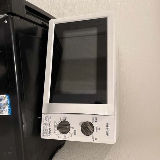 取引済【アイリスオーヤマ】 電子レンジ(美品) \一人暮らしに