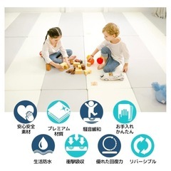 折り畳み可能　プレイマット　キッズマット ベビーマットの画像