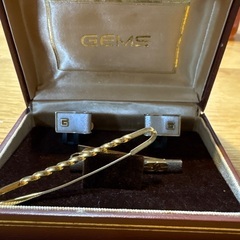 GEMS カフス・ネクタイピンセット